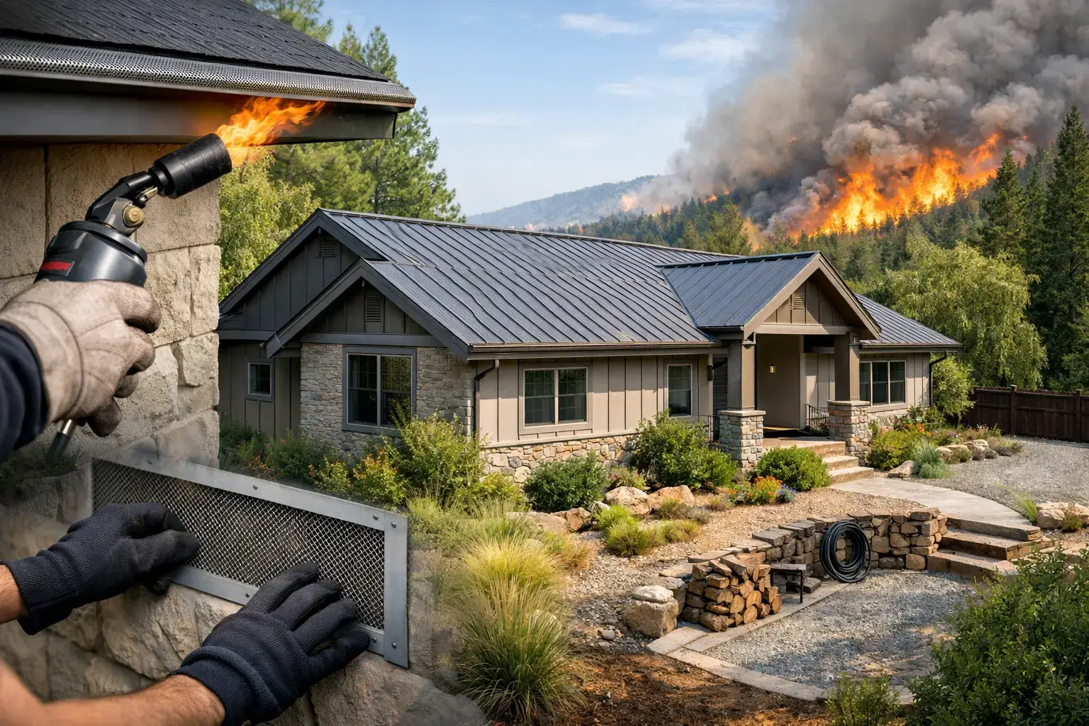 Home Hardening for Insurance in California